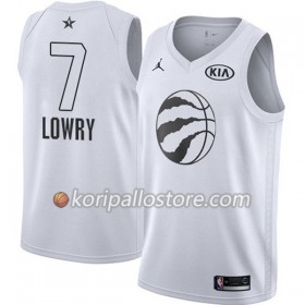 Toronto Raptors Kyle Lowry 7 2018 All Star Jordan Brand Valkoinen Miesten Pelipaidat Swingman 